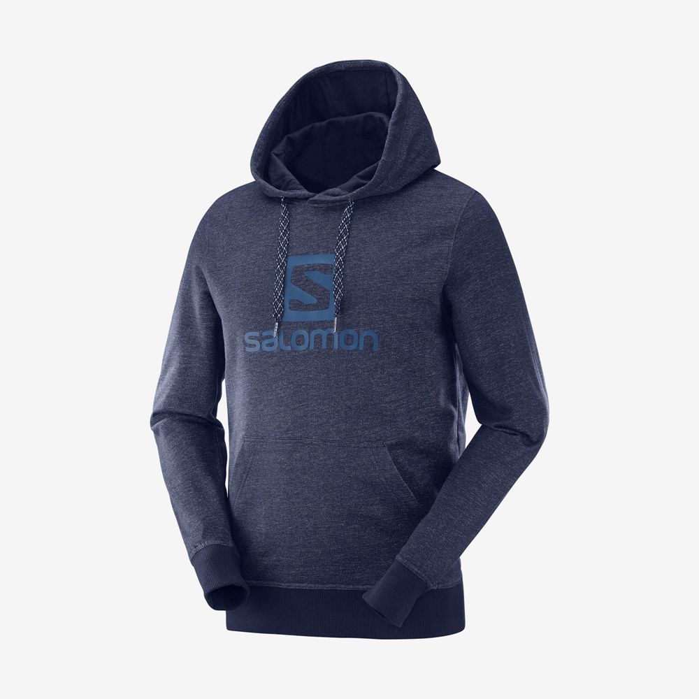 Salomon SHIFT HOODIE M Capa Intermedia Hombre - Azul Marino - Colombia (46278-AHEG)